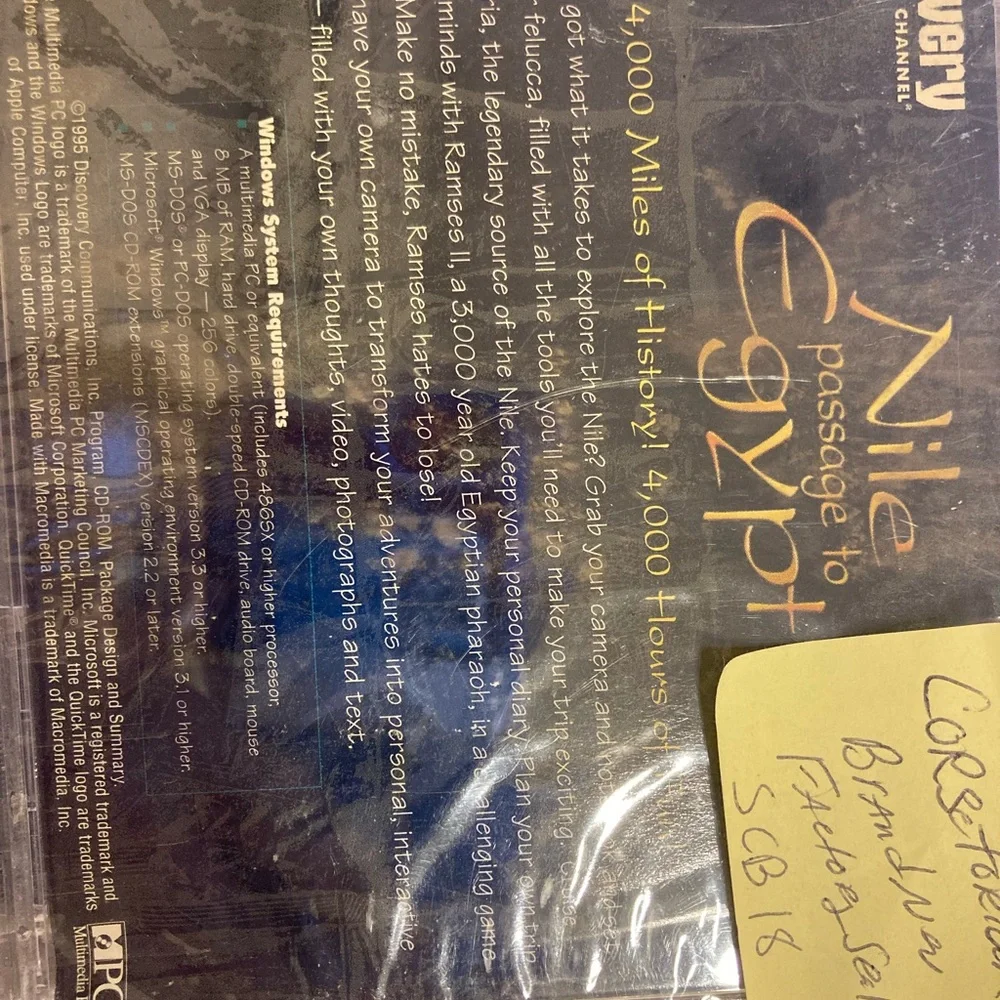 Nile Passage to Egypt CD-Rom